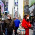 coronavirus new york times square RESTRICTED